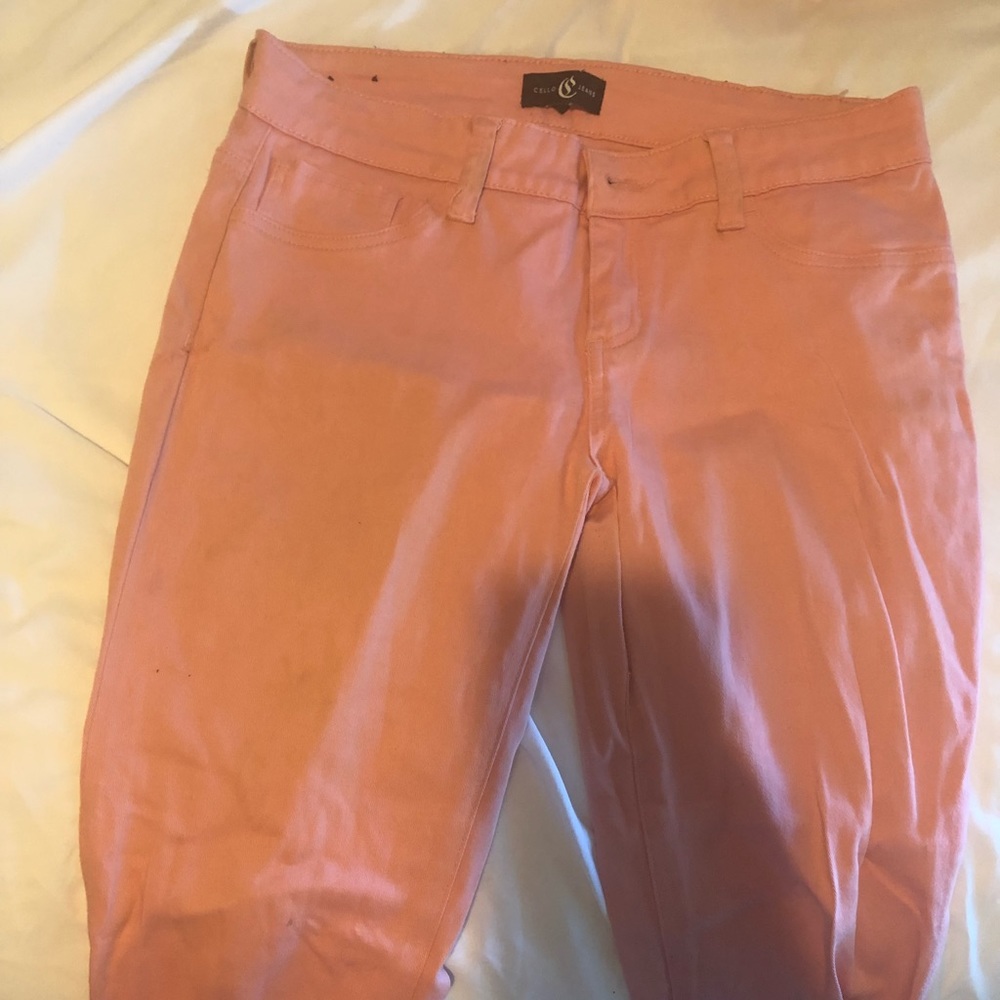 Pink jeans